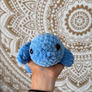Plush Blue Turtle Toy